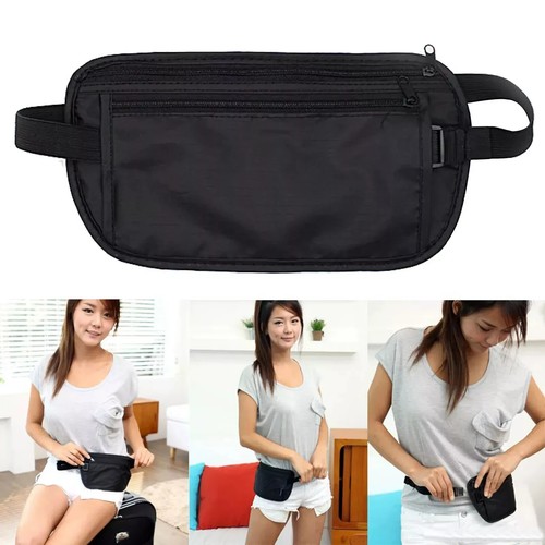 Travel waist belt zipped money - zipped,