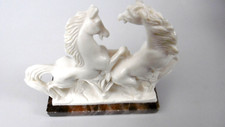 Horses in Resin on Marble