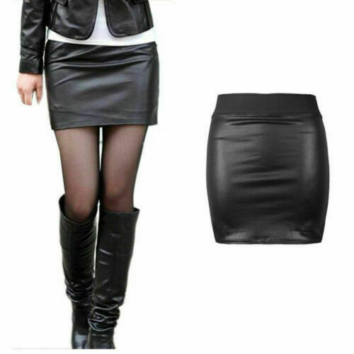 New women black pvc - black,