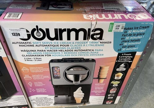 Gourmia soft serve ice - soft,