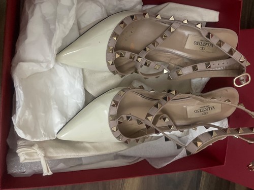Valentino cream shoes - cream,