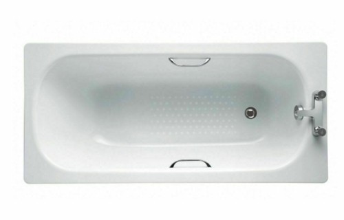 Steel antislip bath with - bath,