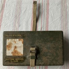 Post WW2 British Army Military Radio R209 Spare Valve Case No.16 (ZA28690)