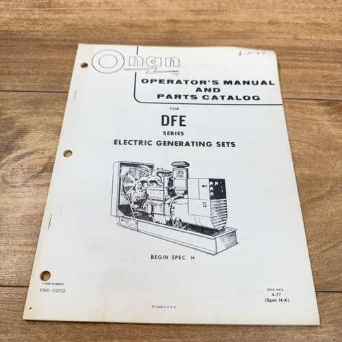 Onan generator original - generator,