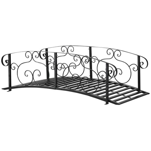 184cm metal arch - metal, garden