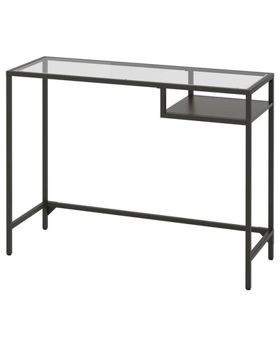 Ikea black glass laptop - ikea,