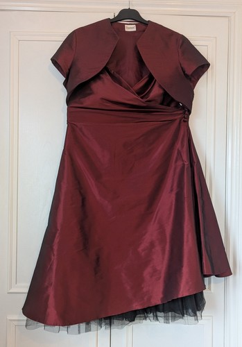 Laura ashley burgundy - burgundy, satin