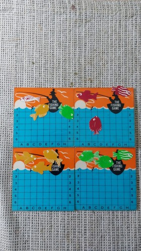 Vintage magnetic fish card - magnetic,