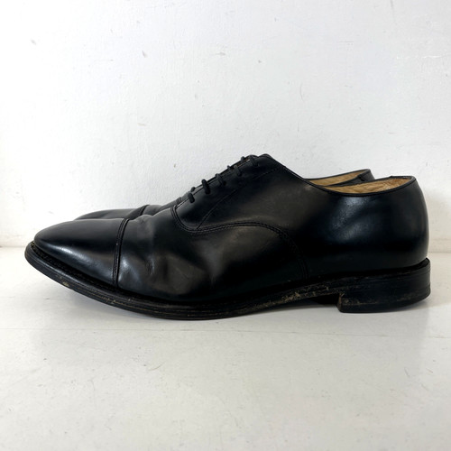 Loake 200 black leather cap - 200,