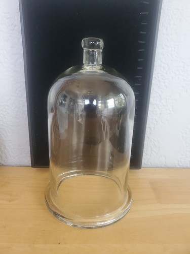 Vintage heavy blown glass bell - vintage,