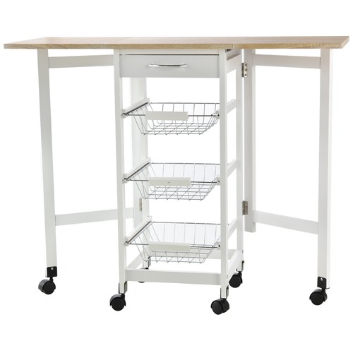 Homcom drop leaf kitchen - homcom, drop-leaf
