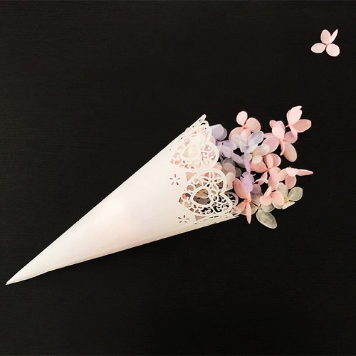 50pcs wedding confetti cone - 50pcs,