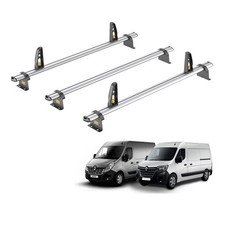 Renault Master Roof Rack for 2010+ x3 Roof Bars Van Guard UltiBar+