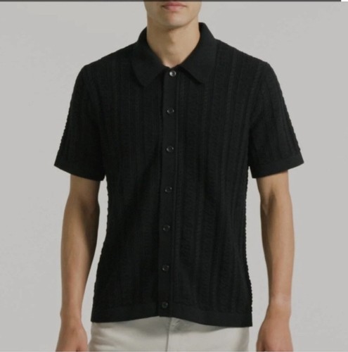 Crew black short - short, sleeve