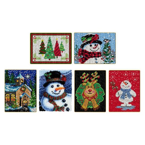 Christmas latch hook kits diy - hook,
