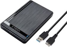 USB 3.0 SATA External Case Hard Drive Enclosure HDD SSD  2.5 Inch Caddy Black