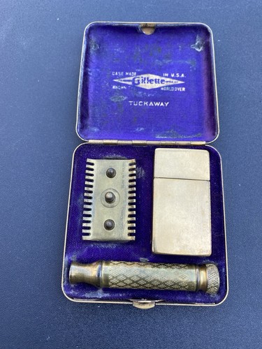 Vintage 1930 gillette - gillette, gold