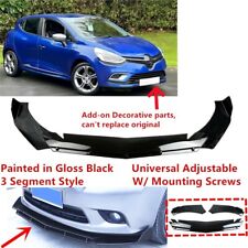 Add-on Universal For 16-19 Renault Clio GT Line IV BH Front Lip Splitter Spoiler