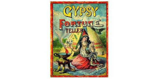 Fortune teller retro look - fortune,