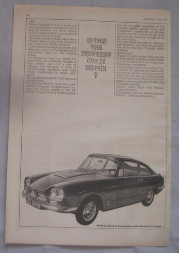 1965 bond equipe - equipe, gt4s