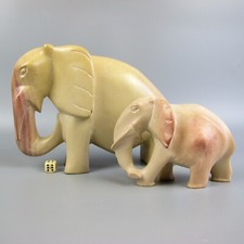 Carved Stone Elephants