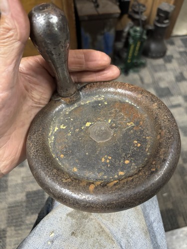 Vintage cast iron hand - iron,