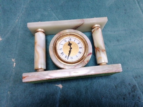 Onyx decorative clock - decorative,