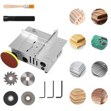 Mini Table Saw Electric Precision Cutting Machine Multi-Function Woodworking Set