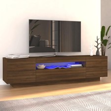 TV Cabinet with LED Lights TV Stand TV Unit Hall Entertainment Cenrtre vidaXL