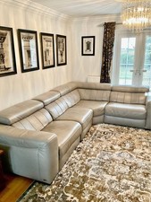 Dreamish Taupe Natuzzi Leather