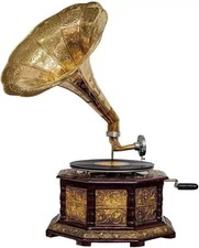 Vintage HMV Gramophone Fully