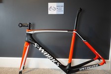 Specialized S-WORKS tarmac SL5 frameset size 56 56cm - White, Orange & Black