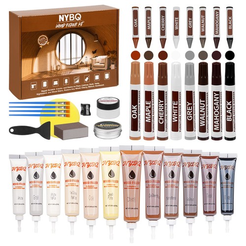 Wood furniture repair kit set - repair, kit-