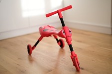 Scuttlebug Foldable Ride-On Toy - Ladybird Red/Black - Great for Toddlers!