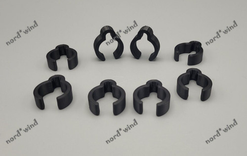 Cable clamp set black for - clamp,