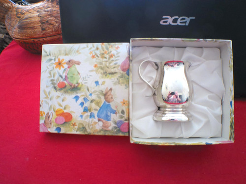 Vintage silver plate childs - silver,