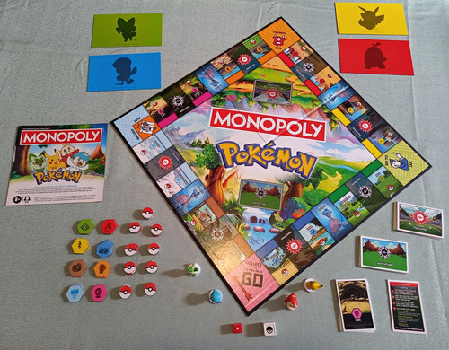 Monopoly pokémon board - pokémon, game