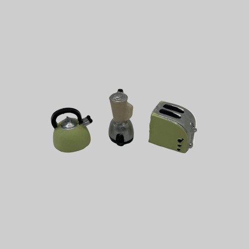 Dolls house kettle toaster - house, kettle,