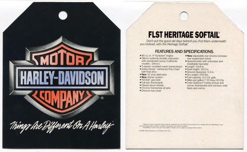 1989 harley davidson flst - 1989,