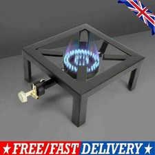 Propane Gas LPG Single Burner Boiling Ring Outdoor Camping Stove BBQ Cooker UK