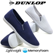 Mens Slip On Casual Canvas