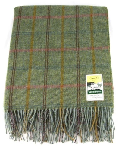 Glencroft green tartan - glencroft, wool
