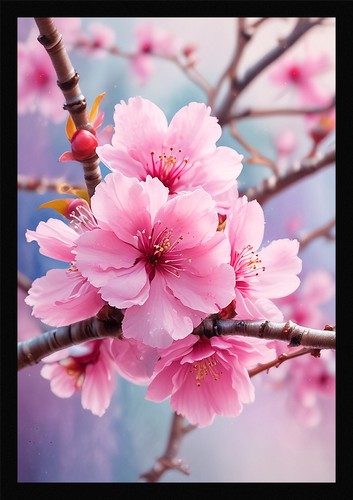 Vibrant cherry blossom - vibrant,