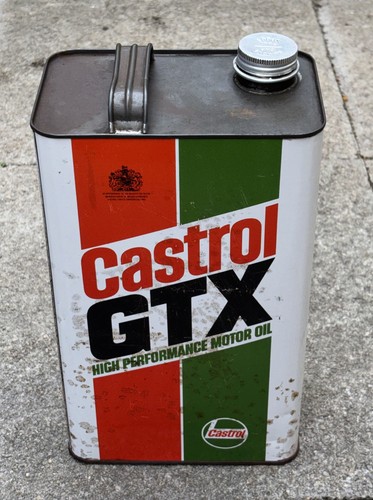Vintage castrol gtx gallon - castrol,