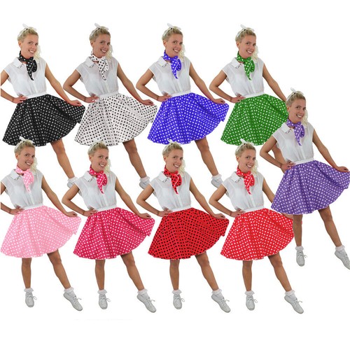 Short long polka dot - long, skirt