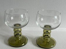 2 X Olive Green Bubble Stem