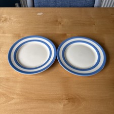 T G Green Cornishware 2x Side Plates 17.5cm