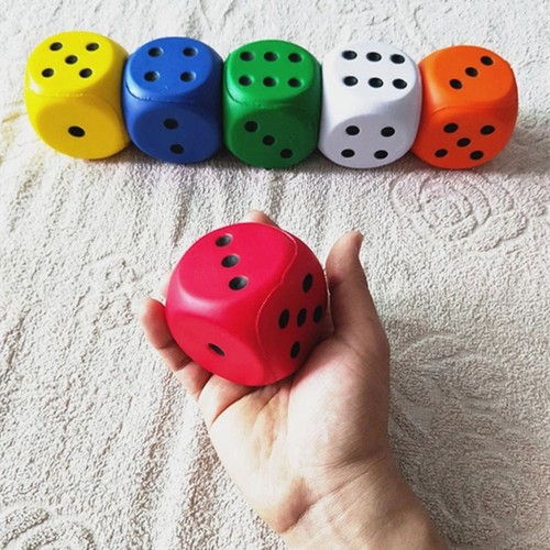 Big sponge dice 1pcs soft - 1pcs/soft, and