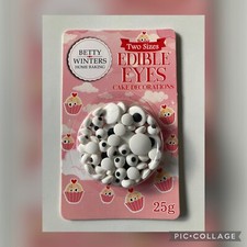 Betty Winters Edible Eyes 25g 2 Sizes Large And Small