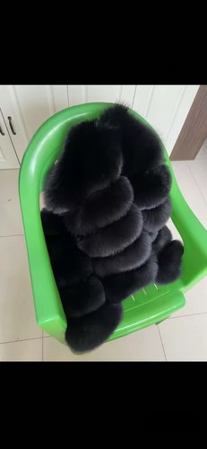 Black bubble coat real faux - black,